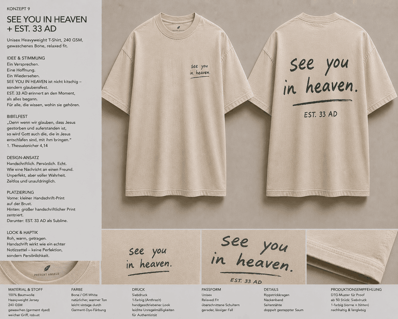 See You in Heaven · EST. 33 AD 1